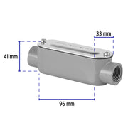 Condulet 3/4' conexión tipo T, VOLTECK