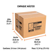 Destorcedor de aluminio, macho-hembra, cuerda 1/4'NPT,TRUPER