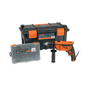Rotomartillo/destornillador 1/2' 650W,caja herramienta y org