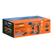Combo rotomartillo/dest + dest/impacto, 20V, TRUPER PRO