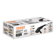 Combo esmeriladora 4-1/2',950W, discos, lentes y guantes,IND