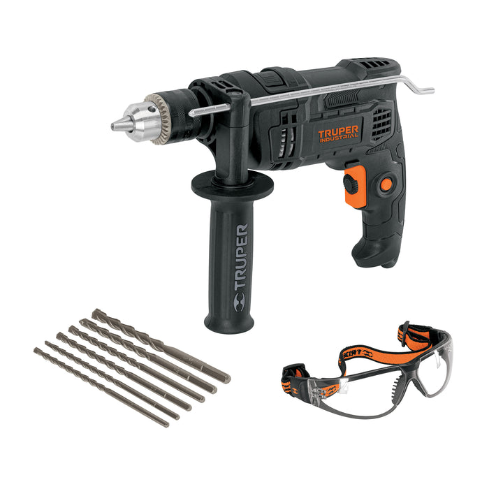 Combo rotomartillo/destornillador 1/2' 700W, 7 acc, IND