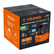 Compresor libre de aceite, 12L, 1HP, 127V, TRUPER