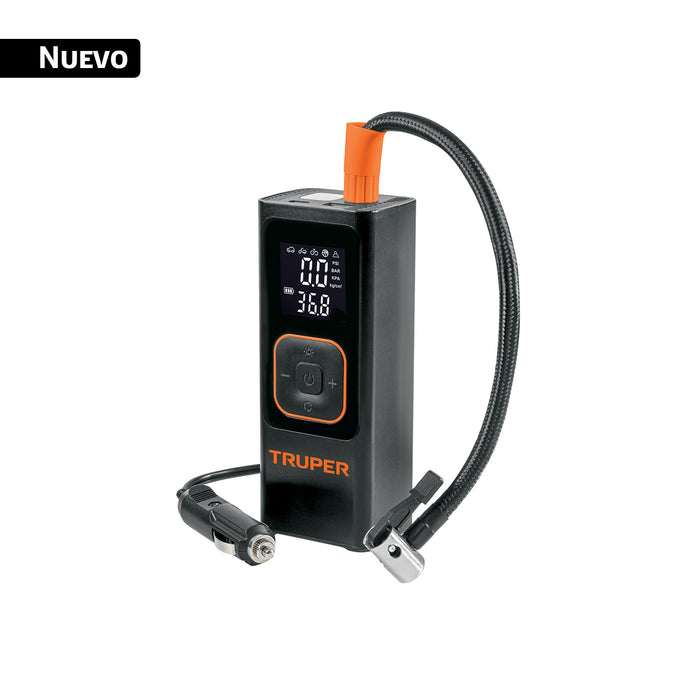 Inflador de aire inalámbrico portátil 150 PSI, TRUPER