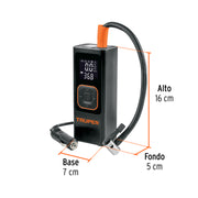 Inflador de aire inalámbrico portátil 150 PSI, TRUPER