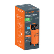Compresor libre de aceite, 50L, 3HP, vertical, 127V, TRUPER
