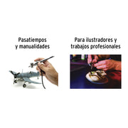Compresor libre de aceite, para aerografo,1/5HP,127V, TRUPER