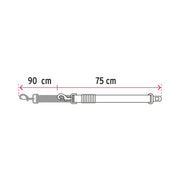 Correa de perro para cinturón de seguridad 90cm, FIERO