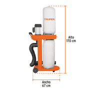 Colector de polvo 1 HP, TRUPER