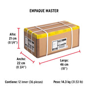 Candado antipalanca 70 mm cuerpo de hierro, HERMEX BASIC