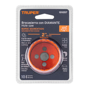 Brocasierra diamante 2' borde segmentado, TRUPER