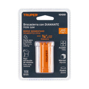 Brocasierra diamante 7/8' borde segmentado, TRUPER