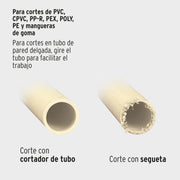 Cortador de tubo plástico, corte 2-1/2' (65 mm), EXPERT