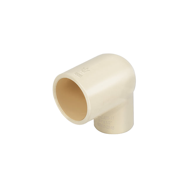Codo reducción 90° de CPVC de 3/4' x 1/2', FOSET
