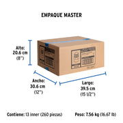 Conector macho de CPVC 1', FOSET