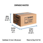 Conector macho CPVC 2', FOSET