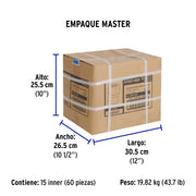 Adaptador hembra de CPVC 1-1/4' con inserto de latón, FOSET