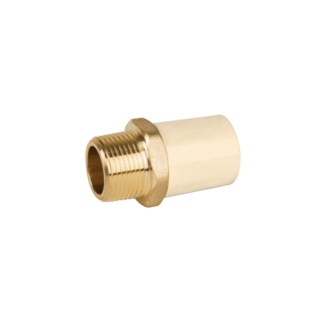 Adaptador macho de CPVC 3/4' con inserto de latón, FOSET