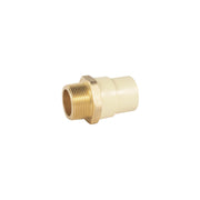 Adaptador macho de CPVC 1-1/4' con inserto y tuerca de latón