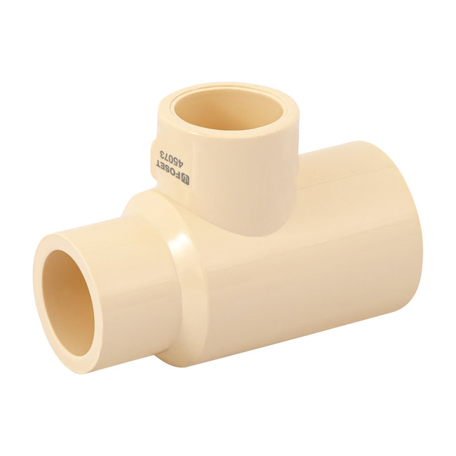 Tee reducida lateral de CPVC 3/4' x 1/2' x 1/2' , FOSET