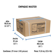 Válvula de esfera desmontable de CPVC de 1/2', FOSET