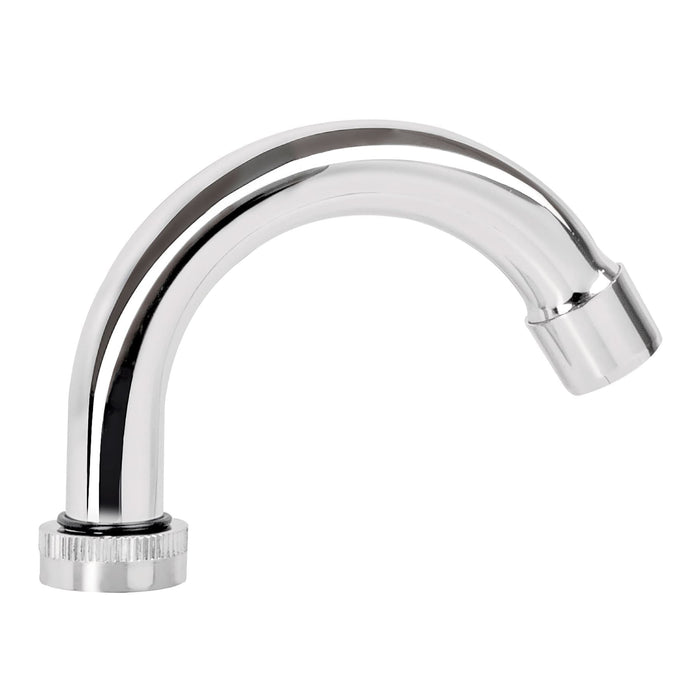 Cuello curvo para mezcladora de lavabo, cromo, BASIC