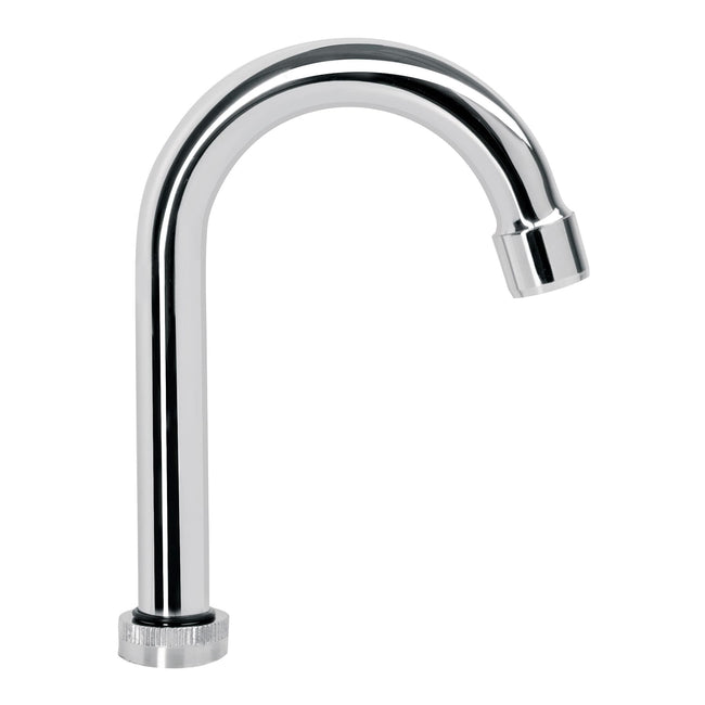 Cuello tipo bar para mezcladora de lavabo, cromo, BASIC