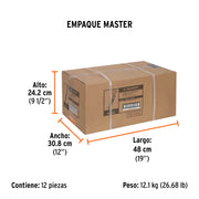Cuerda con ganchos para remolque, 27 mm x 4.5 m, TRUPER