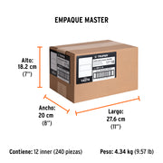 Lente sombra 10 para caretas CASO-3 y CASO-300-P, TRUPER