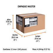 Lente sombra 12 para caretas CASO-3 y CASO-300-P, TRUPER