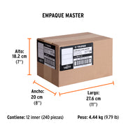 Lente sombra 14 para caretas CASO-3 y CASO-300-P, TRUPER