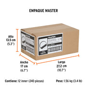 Lente sombra 6 para gafas para soldar GASO, TRUPER