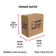 Cerradura sobreponer izq instala-fácil, blíster, BASIC