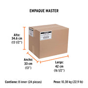 Cuchara para albañil 10' forjada tipo Filadelfia,mgo Comfort