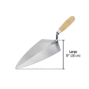 Cuchara para albañil 11' tipo Filadelfia, PRETUL