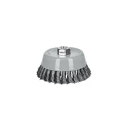 Carda copa 5' alambre trenzado fino, Multi-rosca, TRUPER