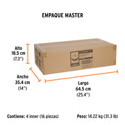Carda copa 5' alambre trenzado fino, Multi-rosca, TRUPER