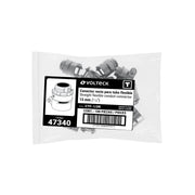 Conector recto 1/2' para tubo flexible metálico, VOLTECK
