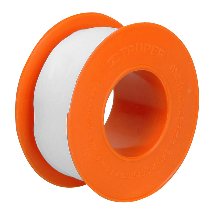Cinta sella roscas 3/4' x 13m, uso general, TRUPER