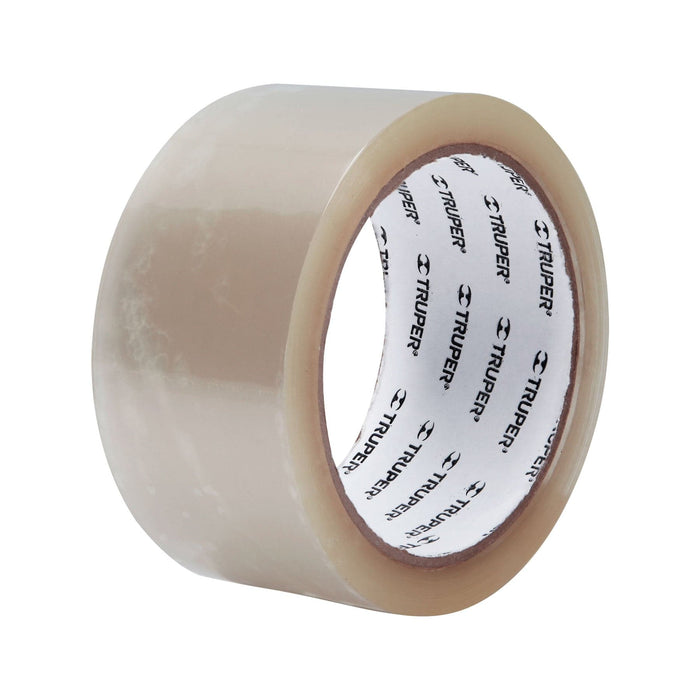 Cinta de empaque 48 mm x 50 m transparente, TRUPER