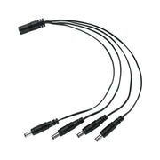 Cable Divisor de Energía tipo Pulpo 1 a 4 para CCTV, VOLTECK