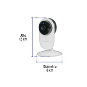 Cámara de seguridad WiFi fija para interior, 2MP