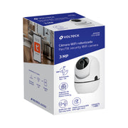 Cámara de seguridad WiFi robotizada para interior, 3MP