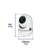 Cámara de seguridad WiFi robotizada para interior, 3MP