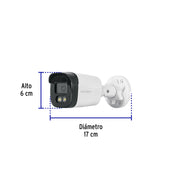 Cámara Tipo Bala 5MP, Lente 2.8mm, c/Micrófono, VOLTECK