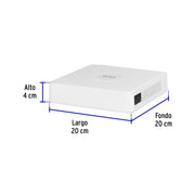 Video grabador DVR de 4 canales, 5MP, VOLTECK