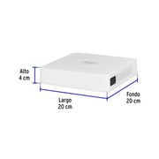 Video grabador DVR de 8 canales, 5MP, VOLTECK