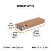 Cuña para concreto de 1-1/4', TRUPER