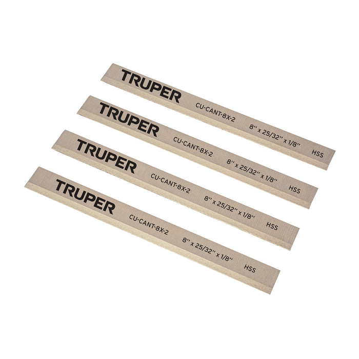 Cuchillas para CANT-8X-2, 4 piezas en caja, TRUPER