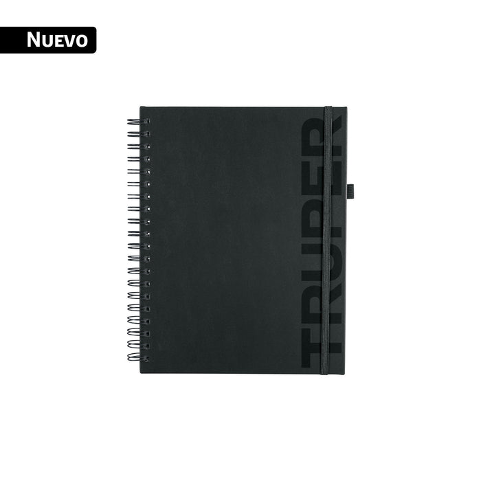 Cuaderno profesional A4 pasta dura espiral 100 hojas, TRUPER